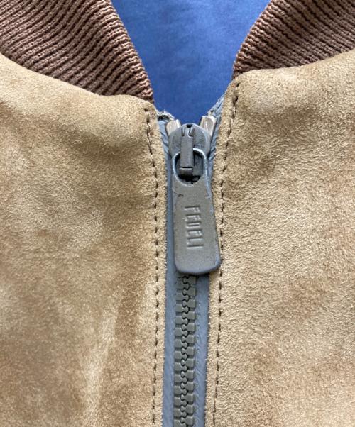 FEDELI（フェデーリ）FEDELI (フェデーリ) スウェードジャケット ブラウン サイズ:44の古着・服飾アイテム