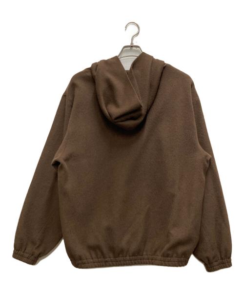 AURALEE（オーラリー）AURALEE (オーラリー) BABY CAMEL FLANNEL P/O PARKA ブラウン サイズ:3の古着・服飾アイテム