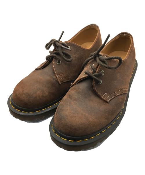 Dr.Martens（ドクターマーチン）Dr.Martens (ドクターマーチン) C.F.STEAD LEATHER 1461 3ホールブーツ ブラウン サイズ:8の古着・服飾アイテム