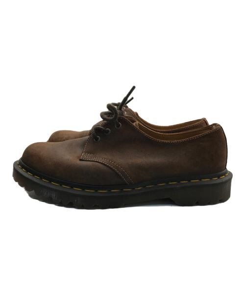Dr.Martens（ドクターマーチン）Dr.Martens (ドクターマーチン) C.F.STEAD LEATHER 1461 3ホールブーツ ブラウン サイズ:8の古着・服飾アイテム