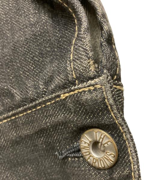 TENDERLOIN（テンダーロイン）TENDERLOIN (テンダーロイン) 1st型 シンチバック デニムジャケット グレー サイズ:Ⅿの古着・服飾アイテム