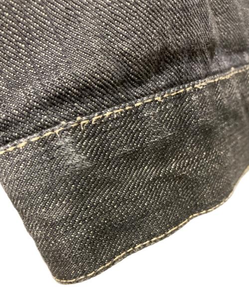 TENDERLOIN（テンダーロイン）TENDERLOIN (テンダーロイン) 1st型 シンチバック デニムジャケット グレー サイズ:Ⅿの古着・服飾アイテム