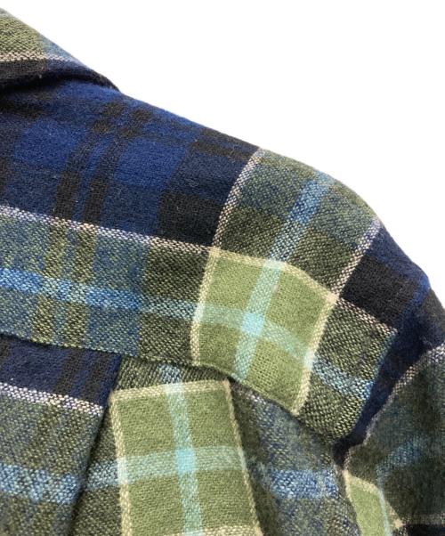 PENDLETON（ペンドルトン）PENDLETON (ペンドルトン) 60's チェックボードシャツ ネイビー×グリーン サイズ:Ⅼの古着・服飾アイテム