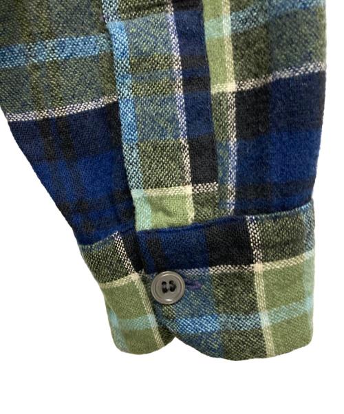 PENDLETON（ペンドルトン）PENDLETON (ペンドルトン) 60's チェックボードシャツ ネイビー×グリーン サイズ:Ⅼの古着・服飾アイテム