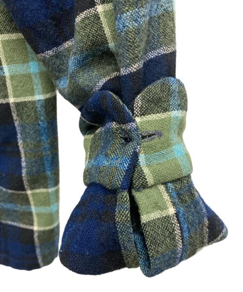 PENDLETON（ペンドルトン）PENDLETON (ペンドルトン) 60's チェックボードシャツ ネイビー×グリーン サイズ:Ⅼの古着・服飾アイテム