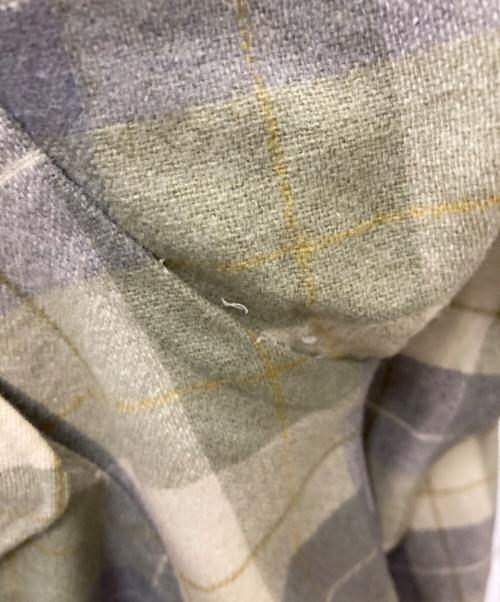 TOWN CRAFT（タウンクラフト）TOWN CRAFT (タウンクラフト) 60's チェックウールボードシャツ グレー×グリーン サイズ:16 1/2の古着・服飾アイテム