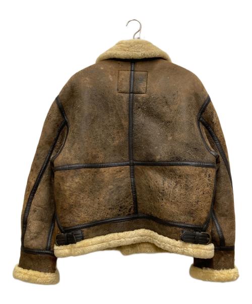SKELLY（スケリー）SKELLY (スケリー) B-3型リアルムートンジャケット ブラウン サイズ:Ⅿの古着・服飾アイテム