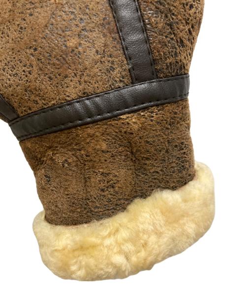 SKELLY（スケリー）SKELLY (スケリー) B-3型リアルムートンジャケット ブラウン サイズ:Ⅿの古着・服飾アイテム