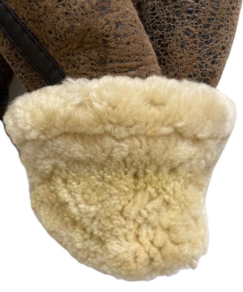 SKELLY（スケリー）SKELLY (スケリー) B-3型リアルムートンジャケット ブラウン サイズ:Ⅿの古着・服飾アイテム