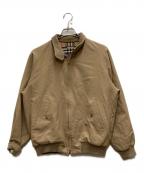 Burberry'sバーバリーズ）の古着「裏地ノヴァチェック柄ジップアップウールブルゾン」｜ベージュ