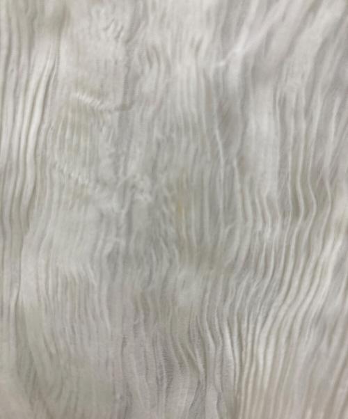 ISSEY MIYAKE（イッセイミヤケ）ISSEY MIYAKE (イッセイミヤケ) プリーツカットソー ホワイト サイズ:Mの古着・服飾アイテム