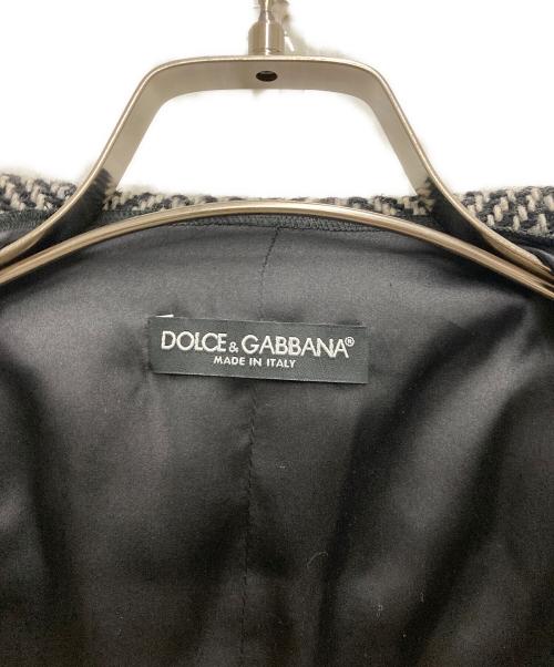 DOLCE & GABBANA（ドルチェ＆ガッバーナ）DOLCE & GABBANA (ドルチェ＆ガッバーナ) ヘリンボーンジャケット グレー サイズ:38の古着・服飾アイテム