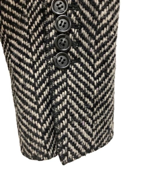 DOLCE & GABBANA（ドルチェ＆ガッバーナ）DOLCE & GABBANA (ドルチェ＆ガッバーナ) ヘリンボーンジャケット グレー サイズ:38の古着・服飾アイテム