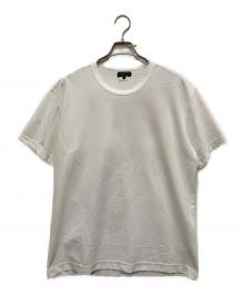 COMME des GARCONS HOMME PLUS（コムデギャルソンオムプリュス）の古着「バックプリント メッシュ 半袖Tシャツ」｜ホワイト
