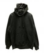 AURALEEオーラリー）の古着「SUPER MILLED SWEAT P/O PARKA」｜ブラック