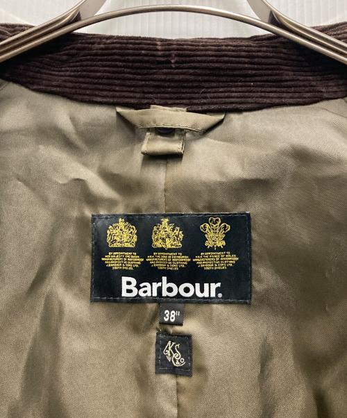 Barbour（バブアー）Barbour (バブアー) KAPTAIN SUNSHINE (キャプテンサンシャイン) コラボオイルドコート カーキ サイズ:38の古着・服飾アイテム