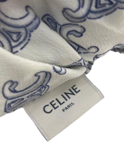 CELINE（セリーヌ）CELINE (セリーヌ) トリオン フシルクシュシュ ホワイトの古着・服飾アイテム