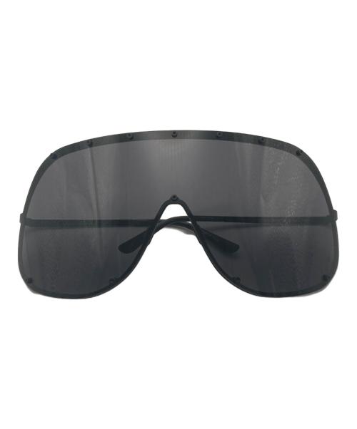 RICK OWENS（リックオウエンス）RICK OWENS (リックオウエンス) MASK SHIELD　サングラス ブラックの古着・服飾アイテム
