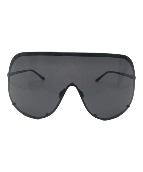 RICK OWENS（リックオウエンス）RICK OWENS (リックオウエンス) MASK SHIELD　サングラス ブラックの古着・服飾アイテム