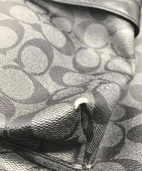 COACH（コーチ）COACH (コーチ) シグネイチャーバックパック ブラックの古着・服飾アイテム