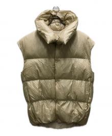 PaDD（パッド）の古着「オーバーサイズダウンベスト」｜ベージュ