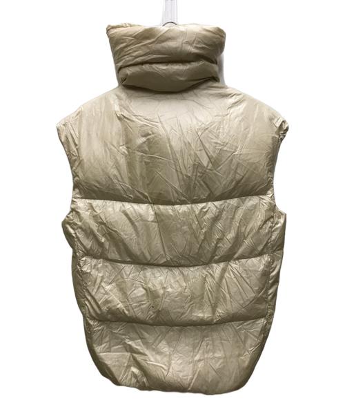 PaDD（パッド）PaDD (パッド) オーバーサイズダウンベスト ベージュ サイズ:Fの古着・服飾アイテム