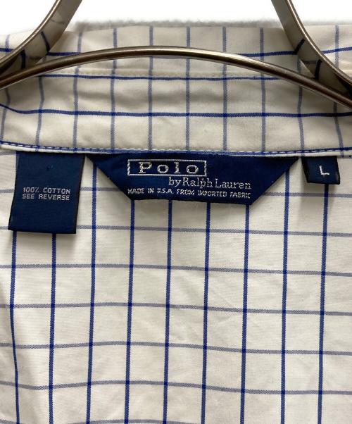 POLO RALPH LAUREN（ポロ・ラルフローレン）POLO RALPH LAUREN (ポロ・ラルフローレン) スイングトップ ホワイト サイズ:Ⅼの古着・服飾アイテム