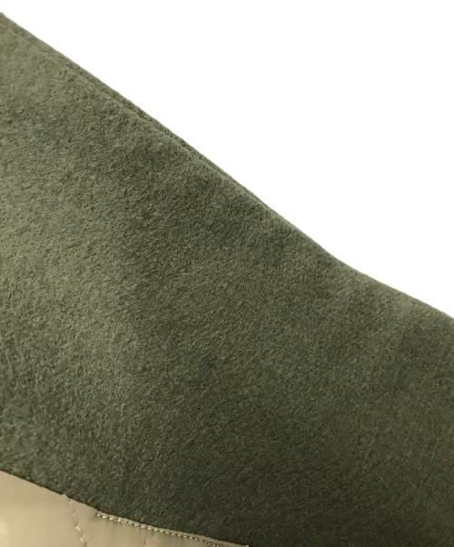 FACETASM（ファセッタズム）FACETASM (ファセッタズム) FLOWING LAYERED JACKET グリーン×グレー サイズ:3の古着・服飾アイテム