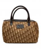 Christian Diorクリスチャン ディオール）の古着「CDロゴトロッターハンドバグ」｜ベージュ