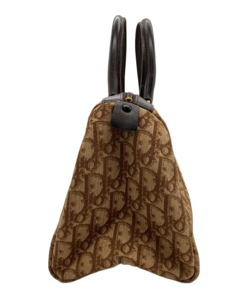 Christian Dior（クリスチャン ディオール）Christian Dior (クリスチャン ディオール) CDロゴトロッターハンドバグ ベージュの古着・服飾アイテム