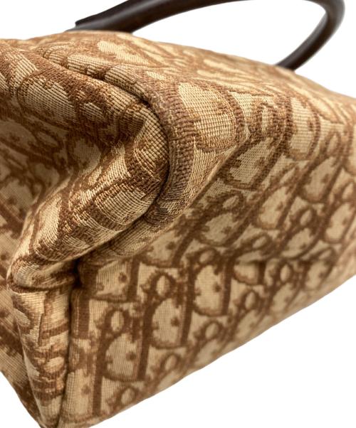 Christian Dior（クリスチャン ディオール）Christian Dior (クリスチャン ディオール) CDロゴトロッターハンドバグ ベージュの古着・服飾アイテム