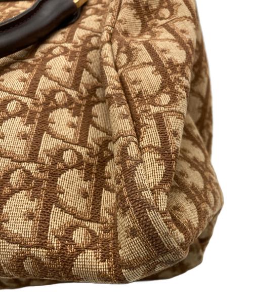 Christian Dior（クリスチャン ディオール）Christian Dior (クリスチャン ディオール) CDロゴトロッターハンドバグ ベージュの古着・服飾アイテム