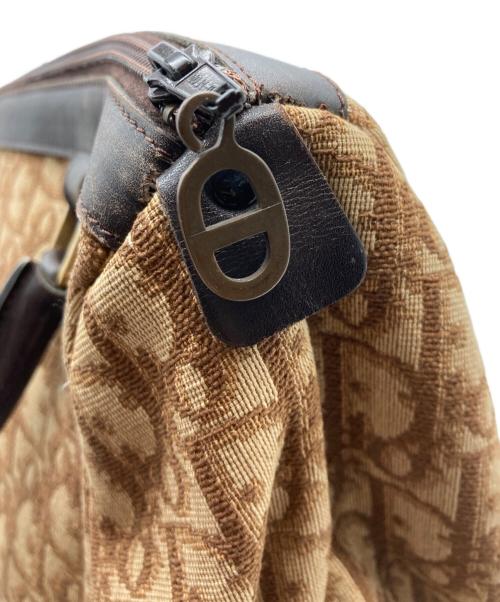 Christian Dior（クリスチャン ディオール）Christian Dior (クリスチャン ディオール) CDロゴトロッターハンドバグ ベージュの古着・服飾アイテム