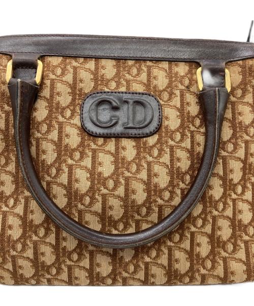 Christian Dior（クリスチャン ディオール）Christian Dior (クリスチャン ディオール) CDロゴトロッターハンドバグ ベージュの古着・服飾アイテム