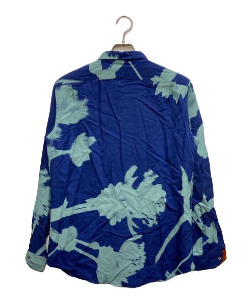 PAUL SMITH（ポールスミス）PAUL SMITH (ポールスミス) SCREEN FLORAL SHIRT ネイビー サイズ:Ⅿの古着・服飾アイテム