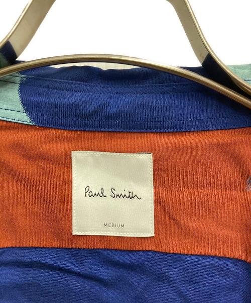 PAUL SMITH（ポールスミス）PAUL SMITH (ポールスミス) SCREEN FLORAL SHIRT ネイビー サイズ:Ⅿの古着・服飾アイテム