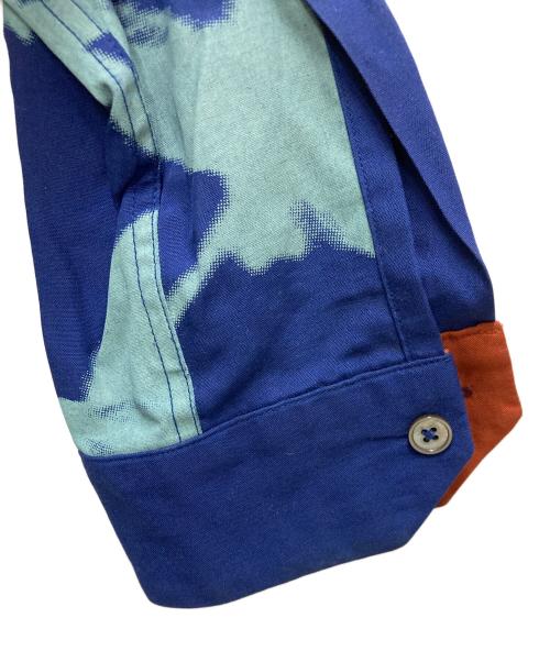 PAUL SMITH（ポールスミス）PAUL SMITH (ポールスミス) SCREEN FLORAL SHIRT ネイビー サイズ:Ⅿの古着・服飾アイテム