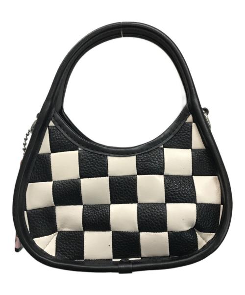 Coachtopia（コーチトピア）Coachtopia (コーチトピア) ミニ エルゴ バッグ/2WAYバッグ ブラック×ホワイトの古着・服飾アイテム