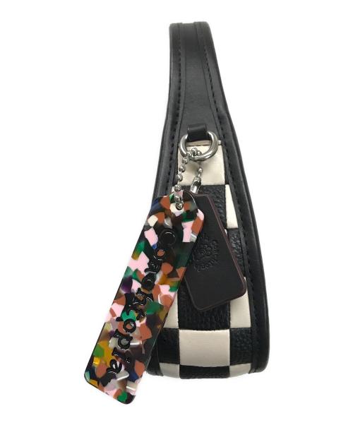 Coachtopia（コーチトピア）Coachtopia (コーチトピア) ミニ エルゴ バッグ/2WAYバッグ ブラック×ホワイトの古着・服飾アイテム