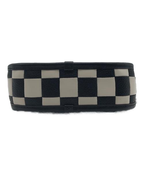 Coachtopia（コーチトピア）Coachtopia (コーチトピア) ミニ エルゴ バッグ/2WAYバッグ ブラック×ホワイトの古着・服飾アイテム