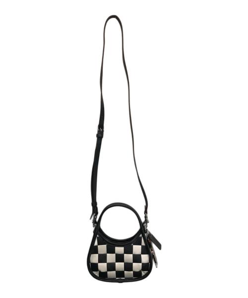 Coachtopia（コーチトピア）Coachtopia (コーチトピア) ミニ エルゴ バッグ/2WAYバッグ ブラック×ホワイトの古着・服飾アイテム