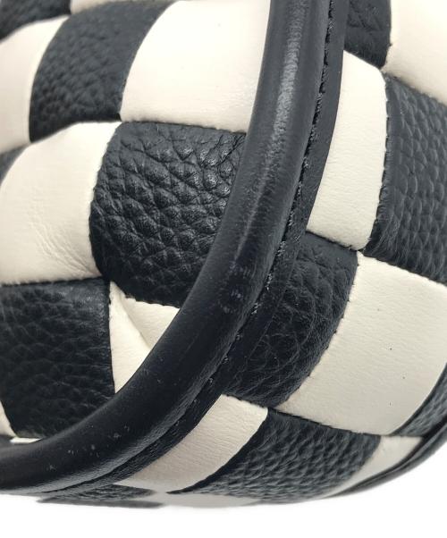 Coachtopia（コーチトピア）Coachtopia (コーチトピア) ミニ エルゴ バッグ/2WAYバッグ ブラック×ホワイトの古着・服飾アイテム