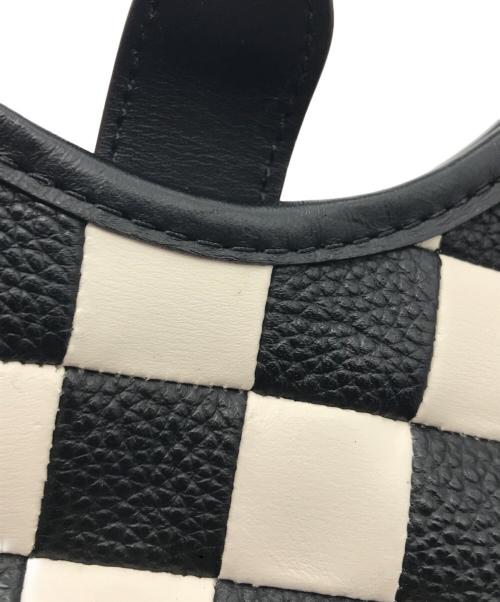 Coachtopia（コーチトピア）Coachtopia (コーチトピア) ミニ エルゴ バッグ/2WAYバッグ ブラック×ホワイトの古着・服飾アイテム