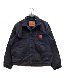 LEVI'S（リーバイス）の古着「WORKWEAR SUNRISE トラッカージャケット」｜ネイビー
