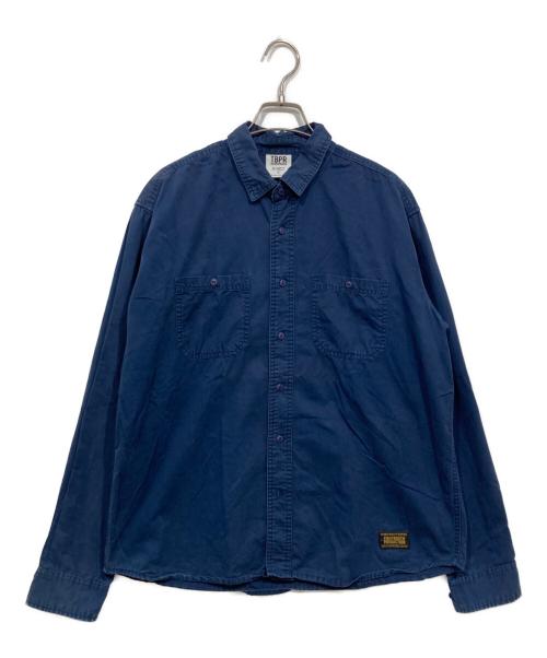 TIGHTBOOTH PRODUCTION（タイトブースプロダクション）TIGHTBOOTH PRODUCTION (タイトブースプロダクション) ワークシャツ ネイビー サイズ:Ⅼの古着・服飾アイテム