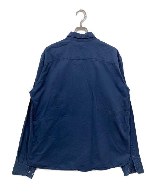 TIGHTBOOTH PRODUCTION（タイトブースプロダクション）TIGHTBOOTH PRODUCTION (タイトブースプロダクション) ワークシャツ ネイビー サイズ:Ⅼの古着・服飾アイテム