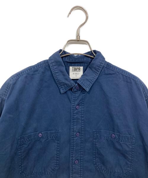 TIGHTBOOTH PRODUCTION（タイトブースプロダクション）TIGHTBOOTH PRODUCTION (タイトブースプロダクション) ワークシャツ ネイビー サイズ:Ⅼの古着・服飾アイテム