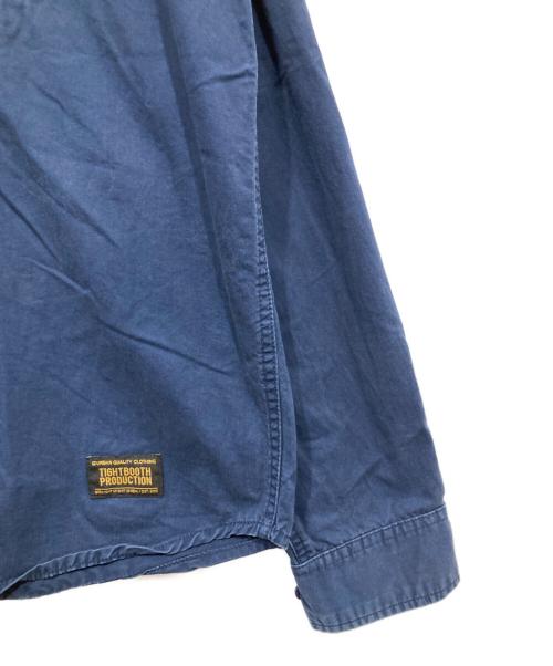 TIGHTBOOTH PRODUCTION（タイトブースプロダクション）TIGHTBOOTH PRODUCTION (タイトブースプロダクション) ワークシャツ ネイビー サイズ:Ⅼの古着・服飾アイテム