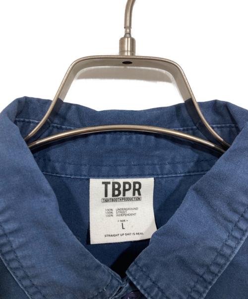 TIGHTBOOTH PRODUCTION（タイトブースプロダクション）TIGHTBOOTH PRODUCTION (タイトブースプロダクション) ワークシャツ ネイビー サイズ:Ⅼの古着・服飾アイテム
