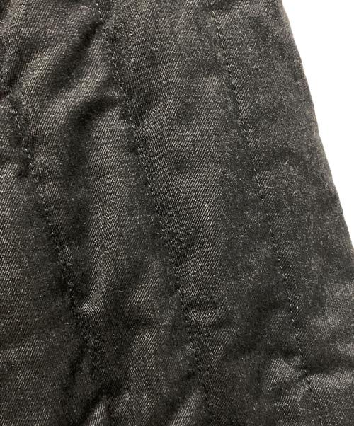 dunhill（ダンヒル）dunhill (ダンヒル) レザーパイピングキルティングカーコート ブラック サイズ:Sの古着・服飾アイテム